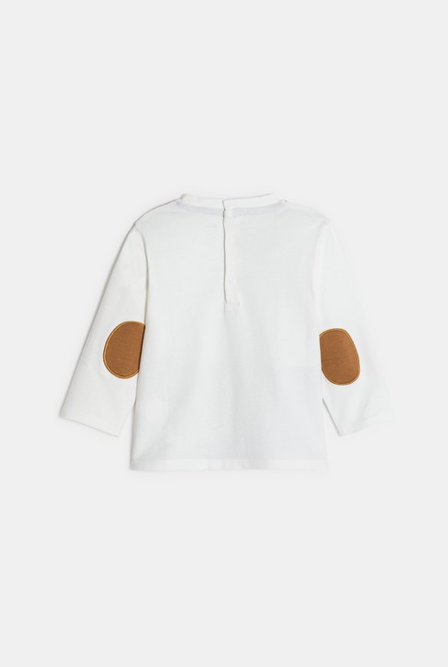 Langarm-T-Shirt Kaninchen blau Kleinkind Junge 2