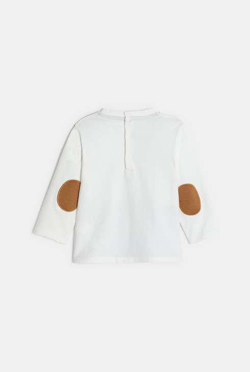 Niebieska koszulka z długim rękawem z motywem królika niemowlę chłopiec 2