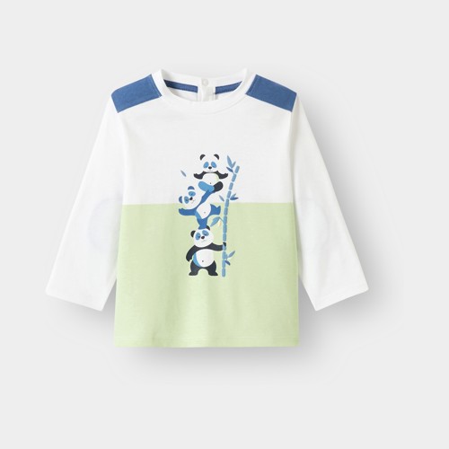 T-shirt Vert Bébé Garçon - Vert Granny - 4A - OBAIBI
