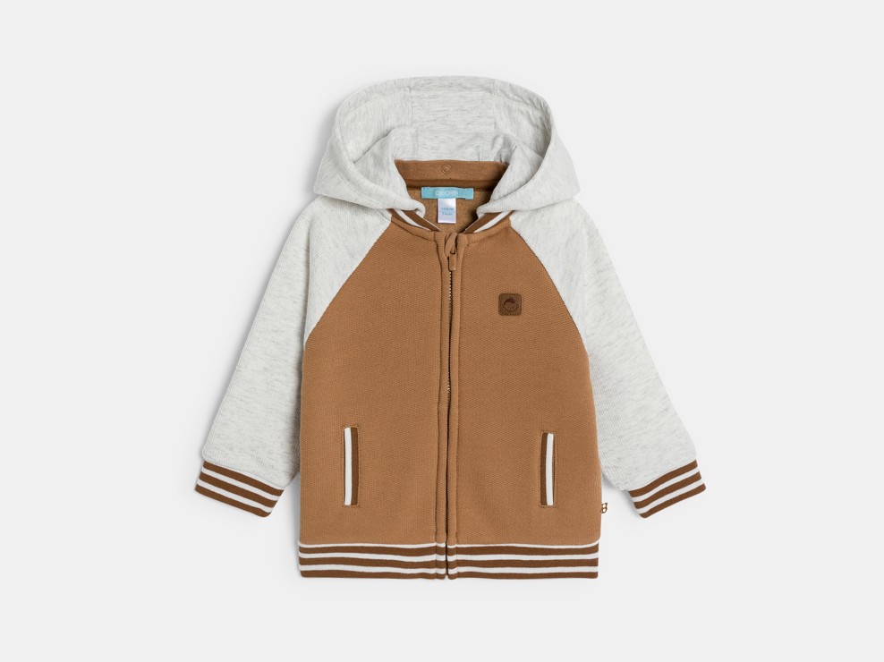 Sweatshirt Kleinkind Junge braun 2