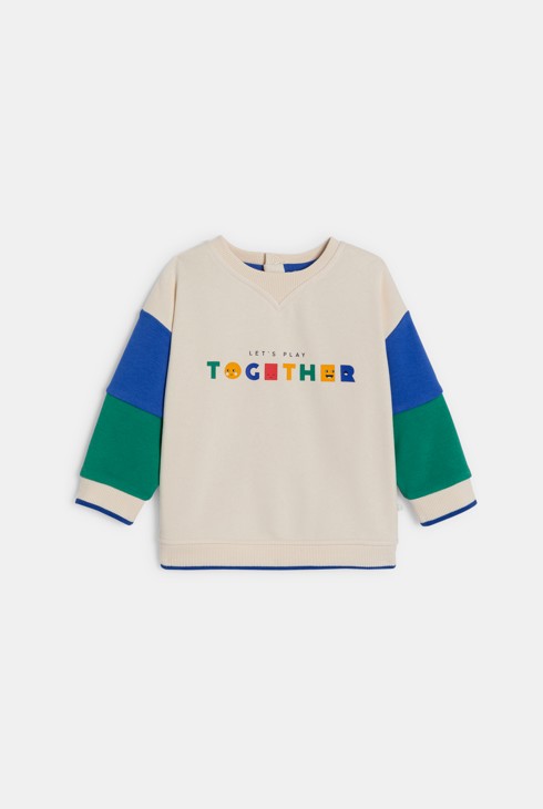Sweat-shirt garçon col rond 1