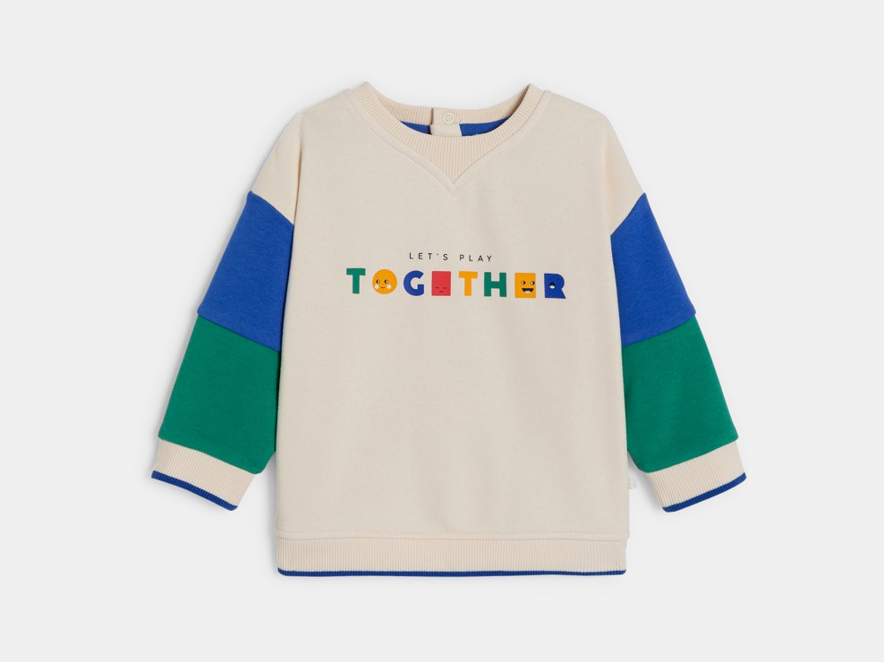 Sweatshirt Junge Rundhalsausschnitt 1