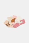 Lot de chaussettes roses motif chat bébé fille