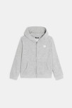 Sweat-shirt à capuche gris Fille