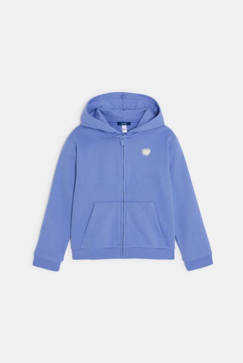 Hoodie violett Mädchen 1