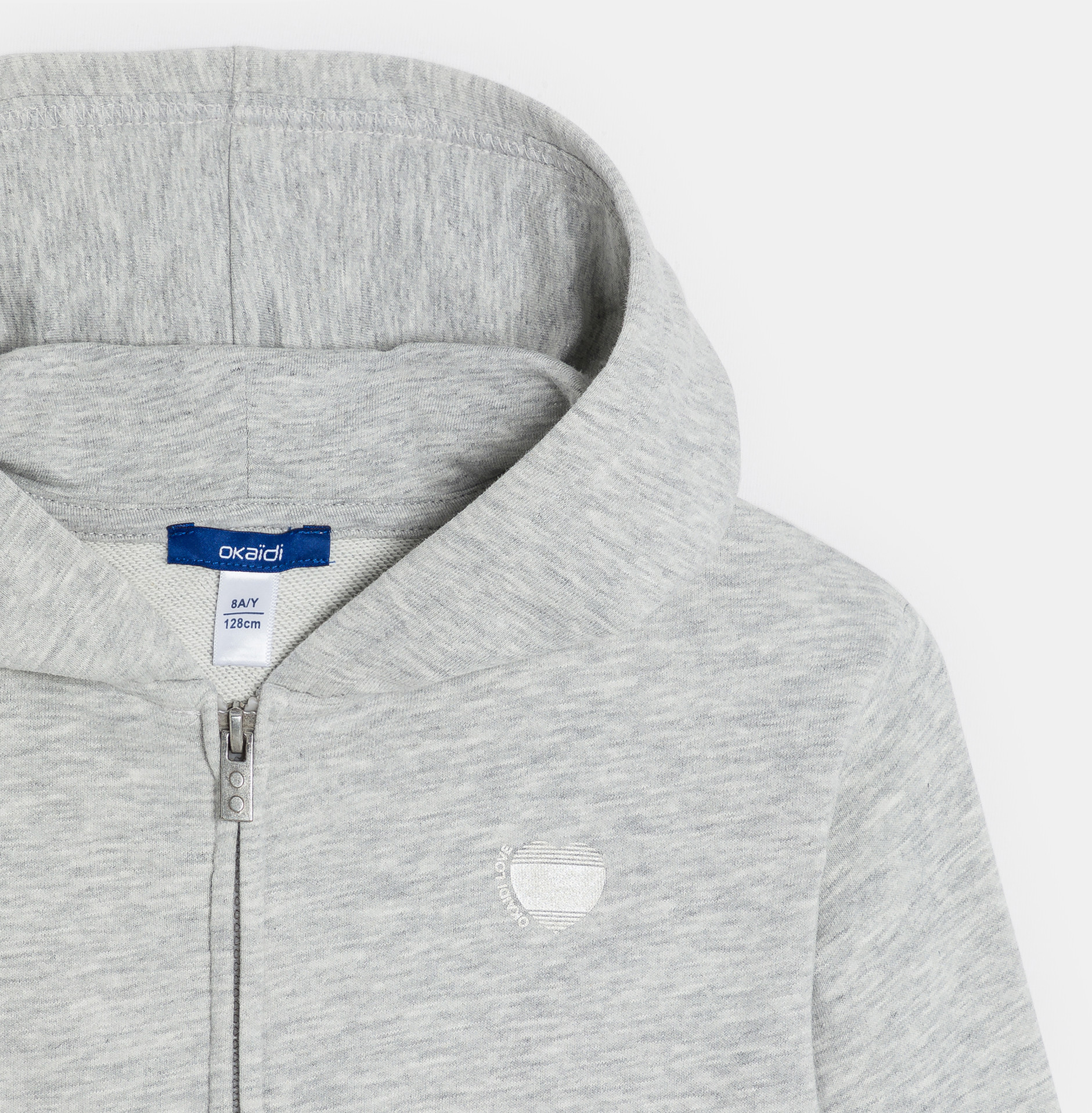 Siva majica s kapuljačom za djevojčice 2