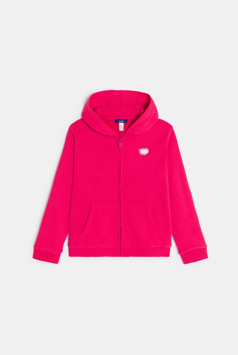 Crvena majica s kapuljačom za djevojčice 2