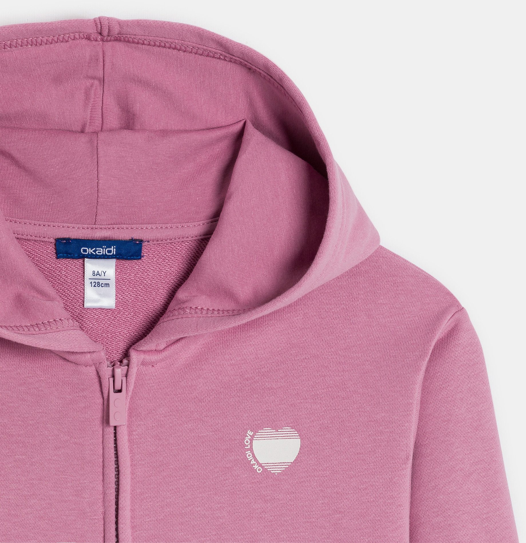 Ružičasta majica s kapuljačom za djevojčice 2