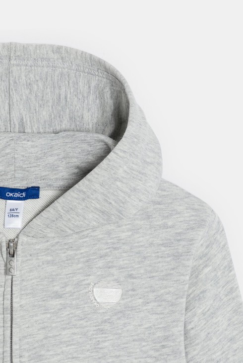 Girl's grey hoodie 2
