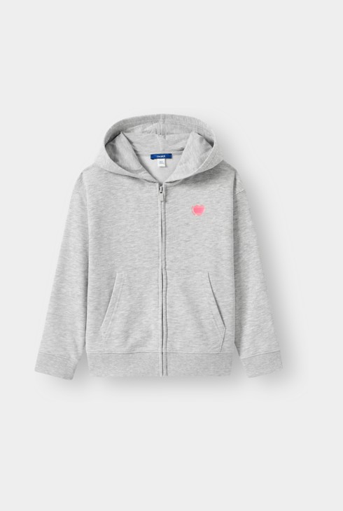 Hoodie grau Mädchen 2