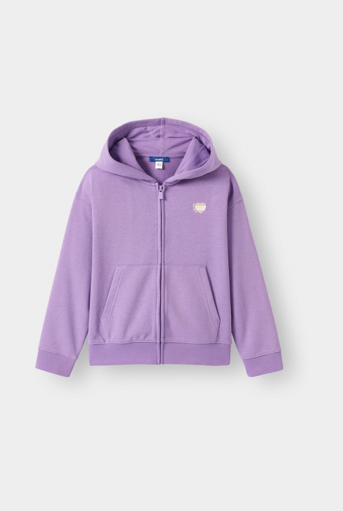 Paars hoodie voor meisjes 1
