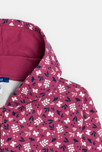 Sudadera con capucha estampada violeta niña 3
