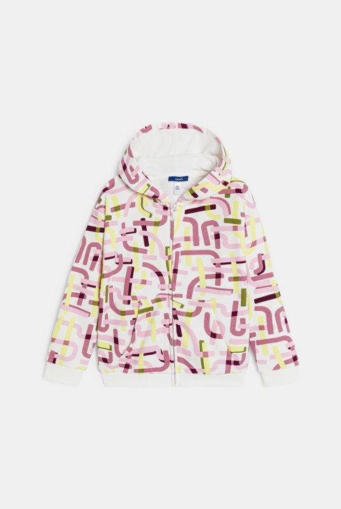 Sweat-shirt à capuche imprimé Fille 2