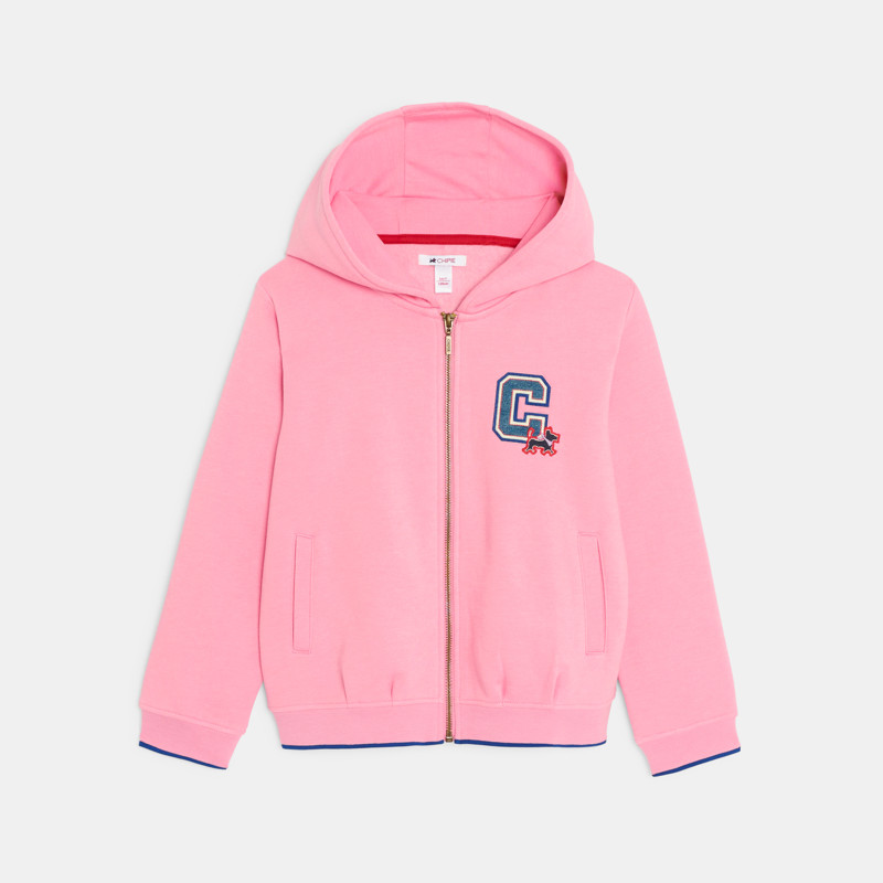 Hoodie Reißverschluss rosa Mädchen Chipie