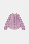 Chemise à carreaux violet fille Chipie