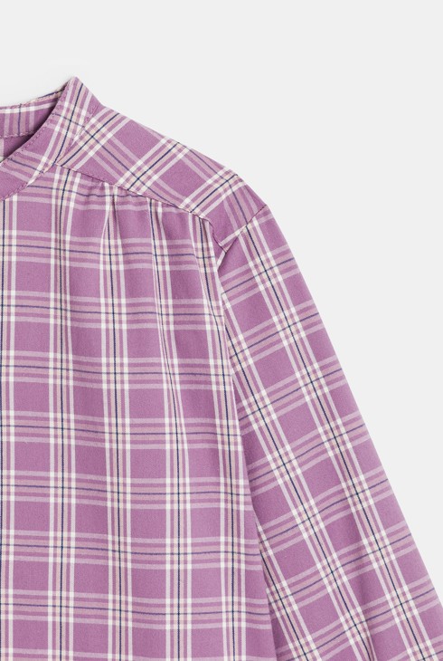 Karohemd in Violett für Mädchen – Chipie 2