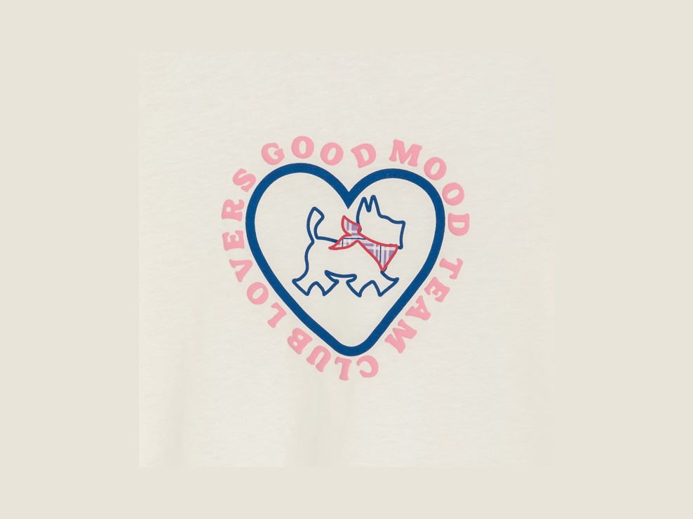 T-shirt manches longues scottish blanc fille Chipie 2