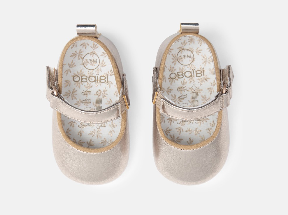 Schicke Ballerinas schillernd Kleinkind Mädchen 2