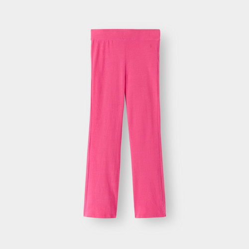Legging Flare Uni Rose Fille - Rose Feu - 14A - OKAIDI