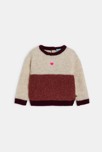Pull bébé fille beige
