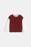 Pull chemisier fille