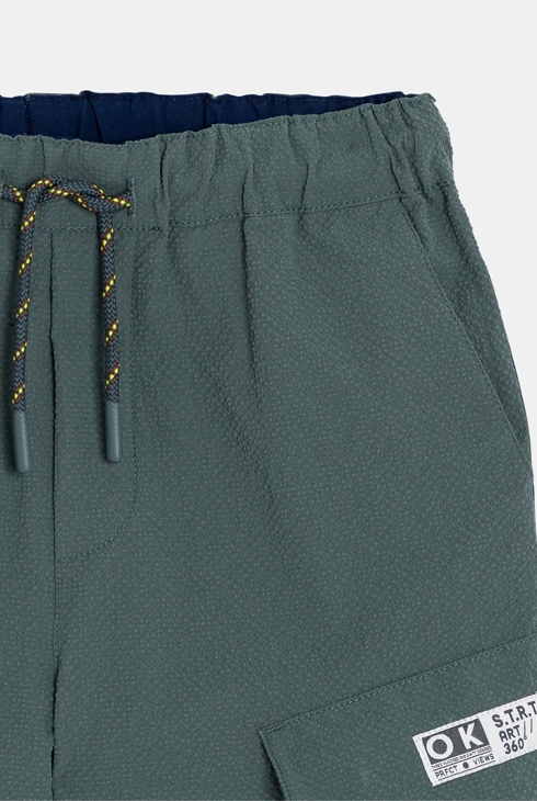 Bermuda cargo vert kaki Garçon