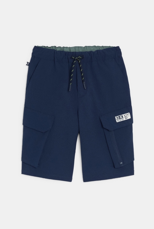 Bermuda cargo bleu marine Garçon