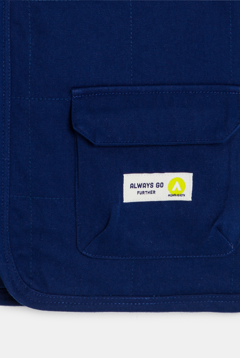 Veste sans manches zippée bleu marine Garçon