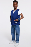 Veste sans manches zippée bleu marine Garçon 1