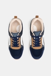 Zapatillas running con cordones azul niño 2