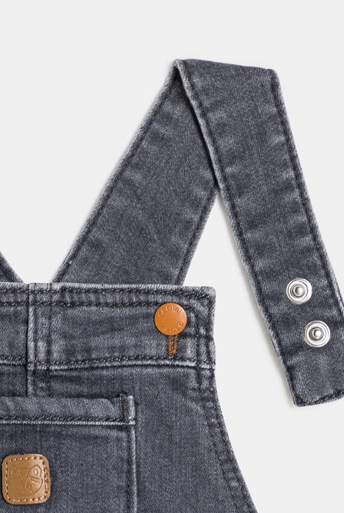 Jeans-Overall grau Kleinkind Junge 2