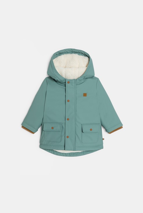 Cappotto verde per neonato 1
