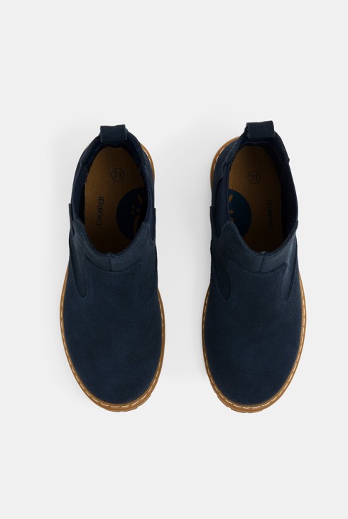 Marineblaue Chelsea Boots für Jungen 2