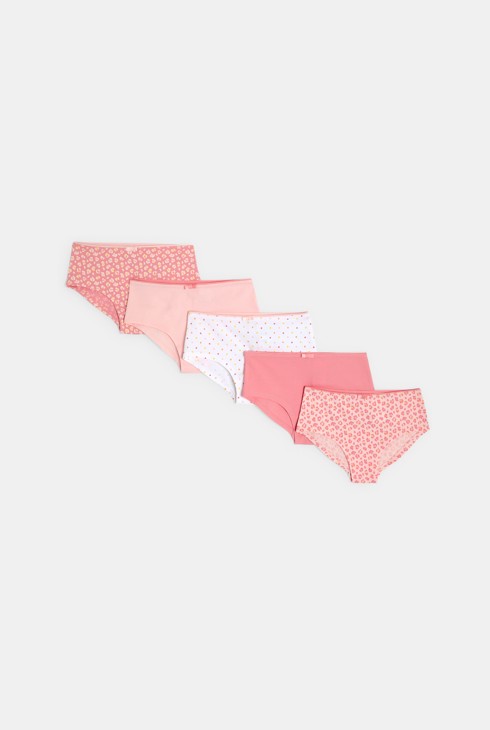 Braguitas niña rosa (pack de 5) 1