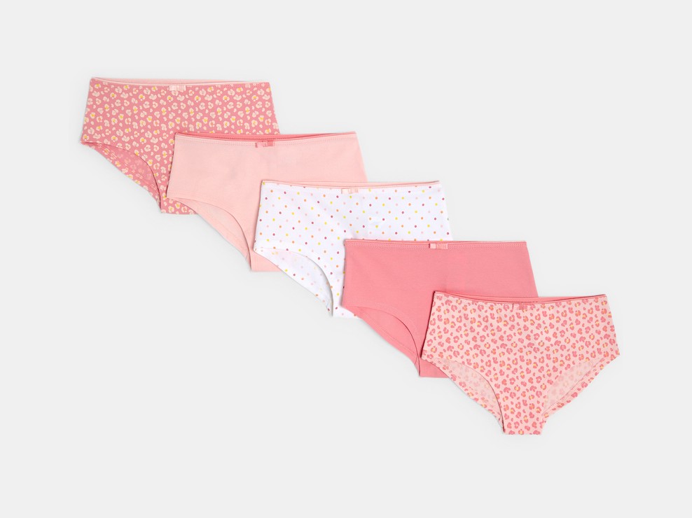 Slips Mädchen rosa (5er-Pack) 1