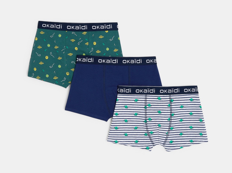 Boxershorts Jungen mit Motiven (3er-Pack) 1