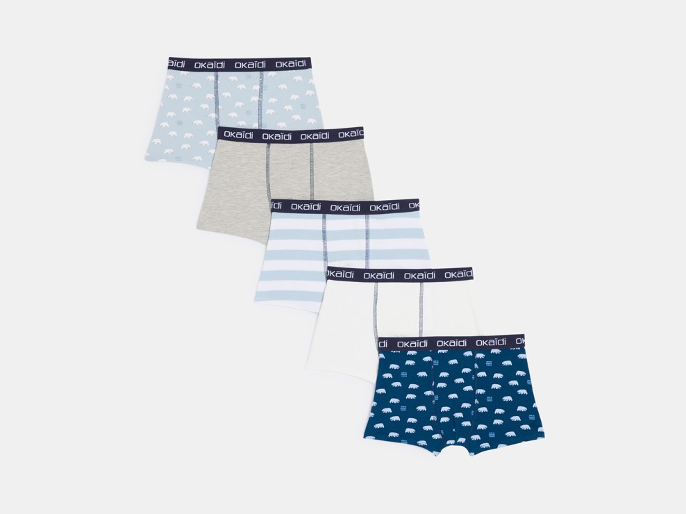 5er-Pack Boxershorts aus Jersey für Jungen 1