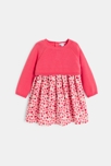 Robe effet 2 en 1 fruit rose bébé fille