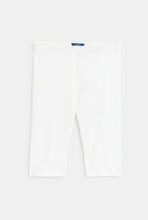 Legging cycliste blanc Fille 1