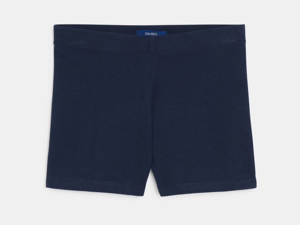 Shorty aus Jersey marineblau Mädchen 1