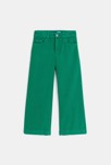 Pantalon en toile vert Fille