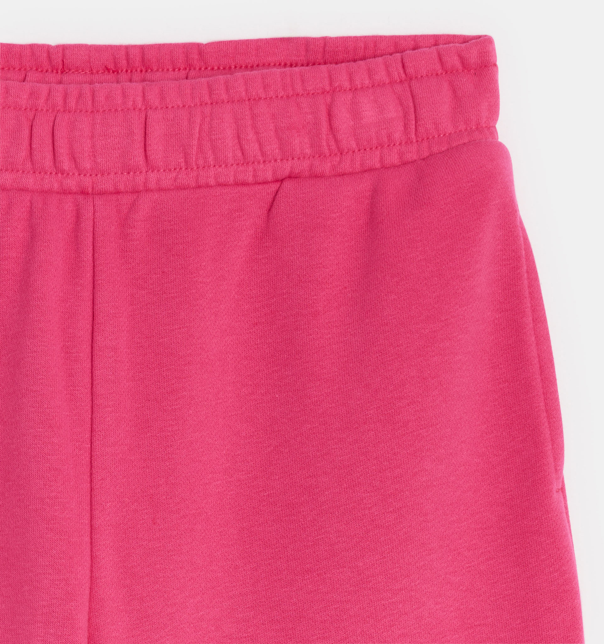 Jogginghose rosa aus Molton weiter Schnitt Mädchen 2