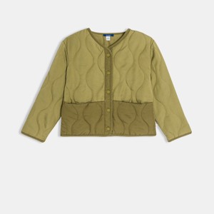 Blouson gesteppt gefüttert grün Mädchen