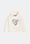 Sweat-shirt cœur fille