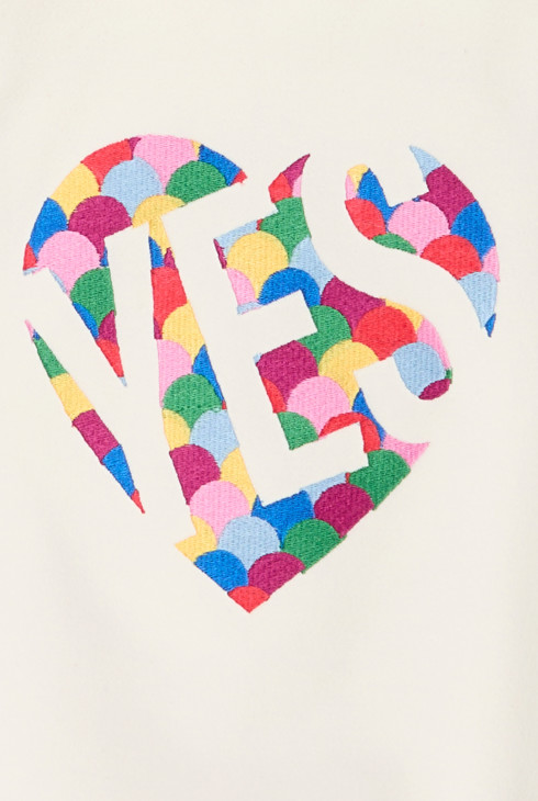 Sweat-shirt cœur fille