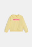 Pull col Claudine amovible fille jaune
