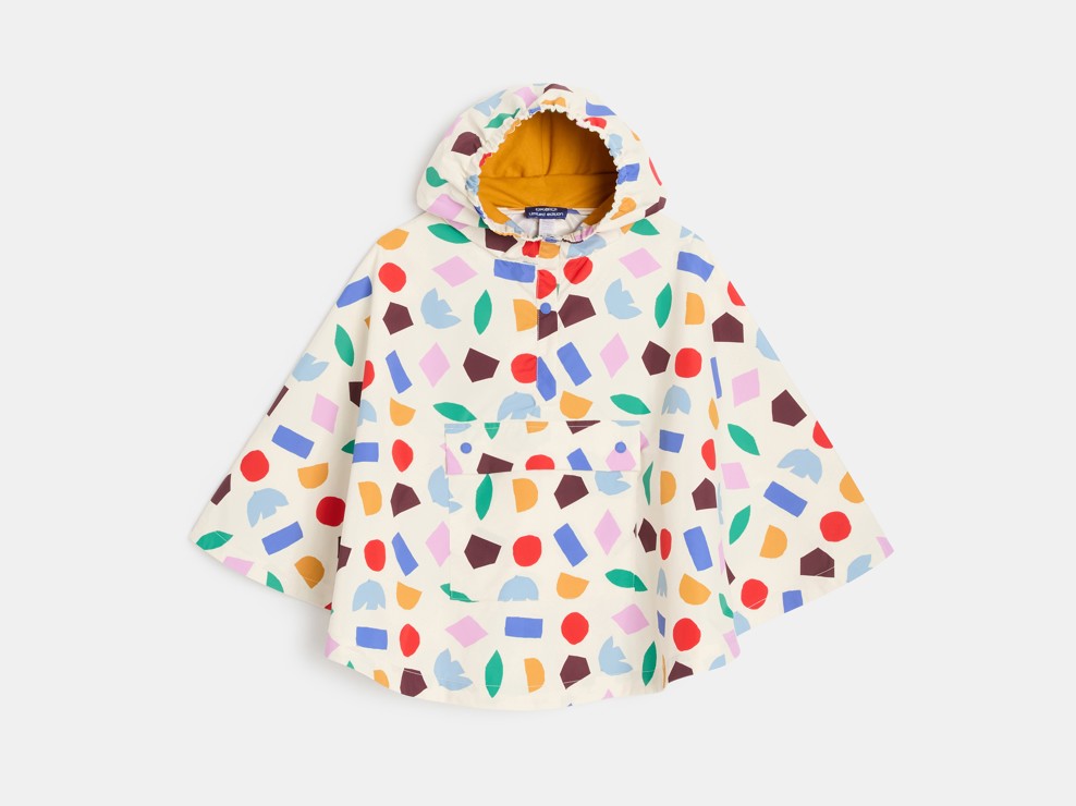 Regencape mehrfarbig Kleinkind Mädchen 1