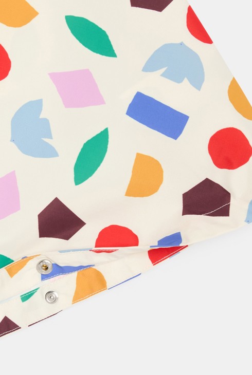 Capa de pluja multicolor bebè unisex 2