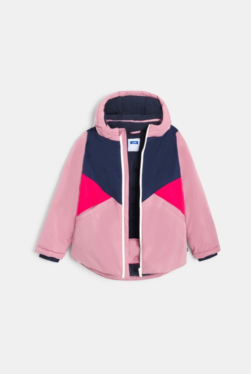 Parka gegen strenge Kälte rosa Mädchen 2