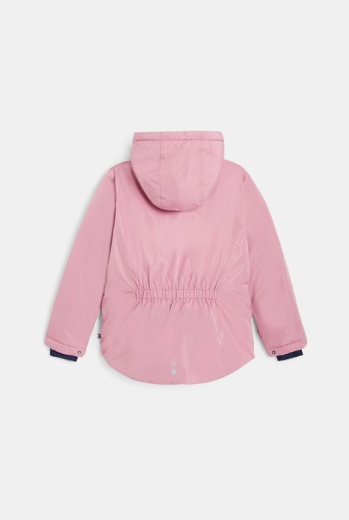 Parka gegen strenge Kälte rosa Mädchen 2